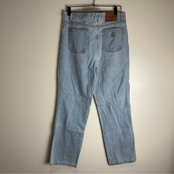 Moschino Denim Jeans Metal Logo Size 36 Vintage - Picture 3 of 10